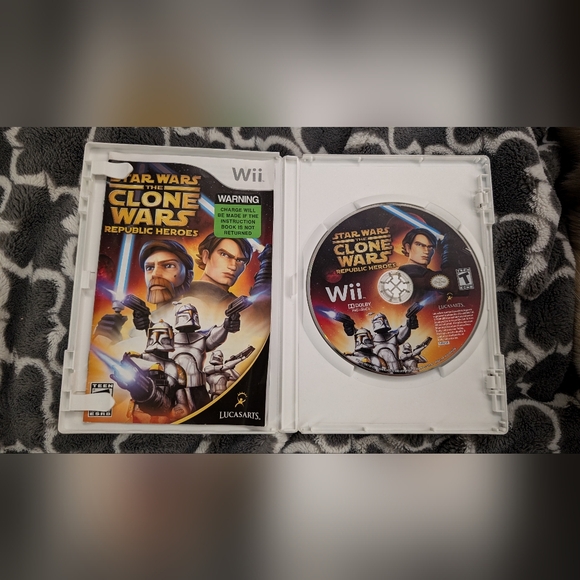 Star Wars The Clone Wars for WII main image 2